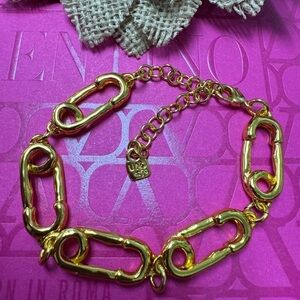 Uno de 50 18k Gold-plated Chain Bracelet